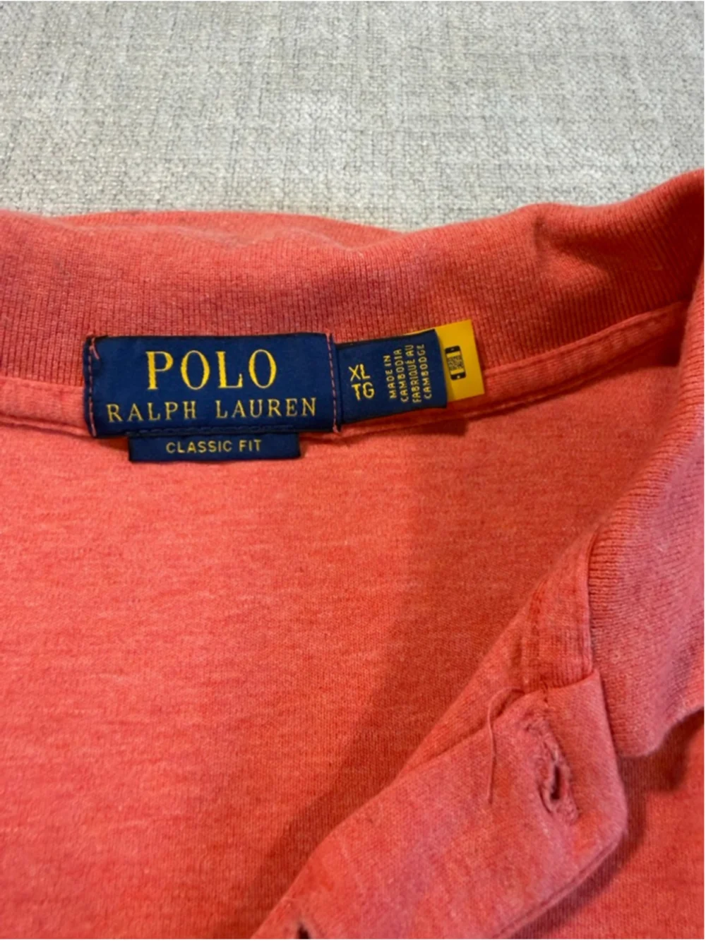 Polo Ralph lauren Soft Cotton Polo Shirt Highland Rose Heather men’s XL